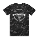 Black Camo Tee with Full Cameron Harrison Back