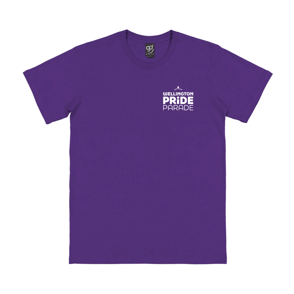 Wellington Pride Parade - Straight Cut Tee Purple