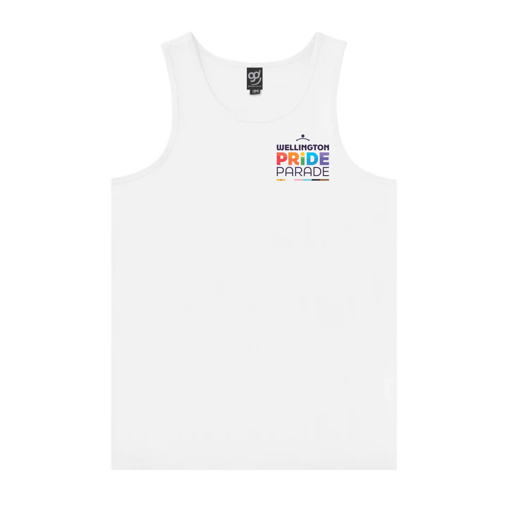 Wellington Pride Parade - White Singlet