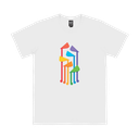 Wellington Pride Parade Fountain - Straight Cut Tee White