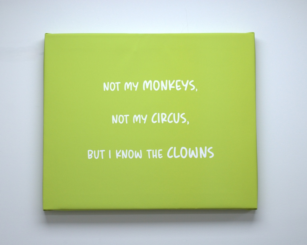 Not my Monkeys - Canvas