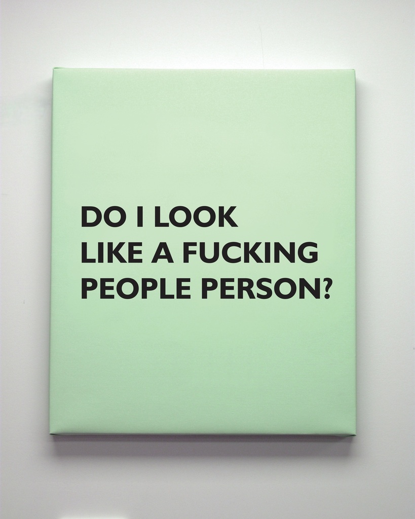 Do I look Like a Peoples Person - Canvas