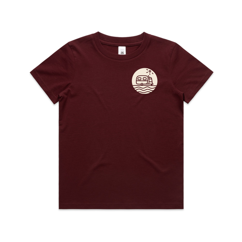 Burgundy Youth Tee