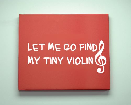 Tiny Violin - Canvas