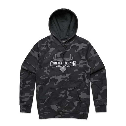 Black Camo Hood CH Wild Game Logo