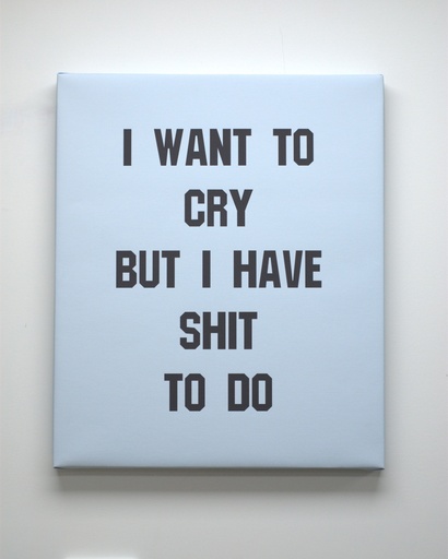 [AM005421] I want to Cry - Canvas