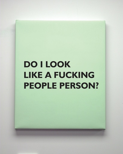 [AM005603] Do I look Like a Peoples Person - Canvas